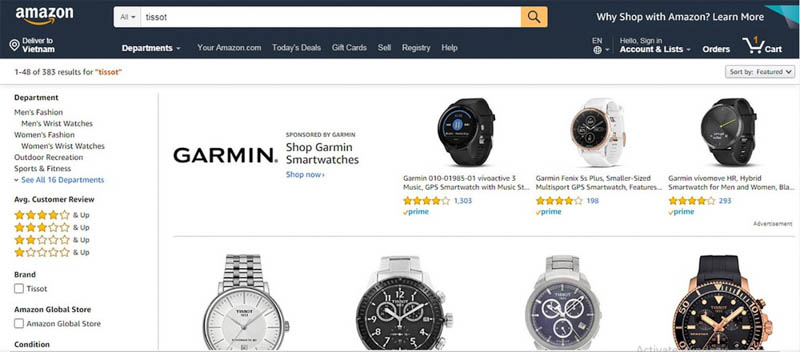 nhung web ban dong ho