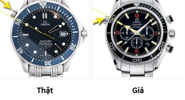 phân biệt đồng hồ Omega thật giả