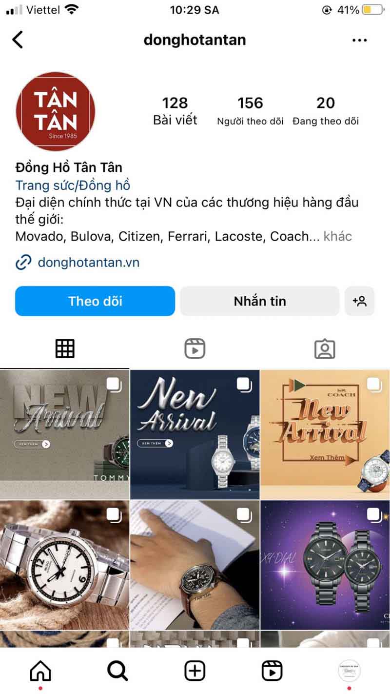 trang web ban dong ho uy tin