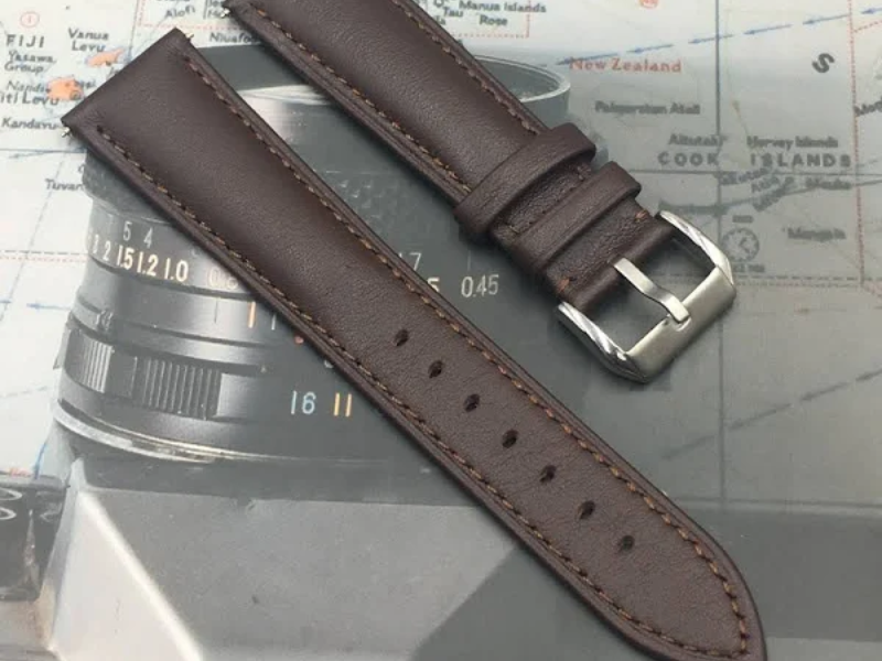 Chất liệu dây da trơn đồng hồ