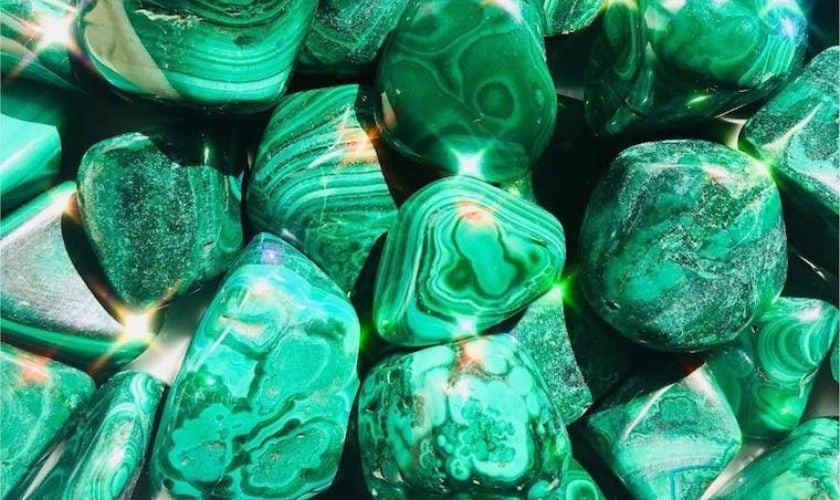 Đá Malachite (Đá Lông Công)