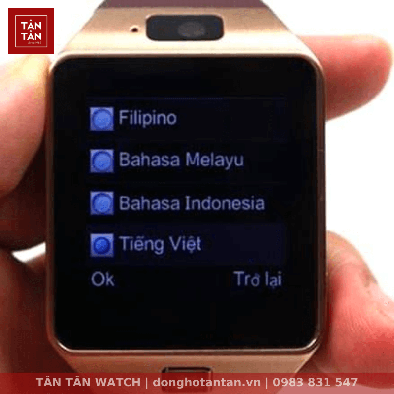 Cài đặt ngôn ngữ Tiếng Việt cho đồng hồ thông minh