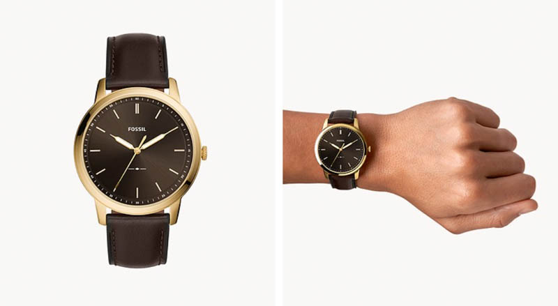 Dong ho Fossil Nu day da