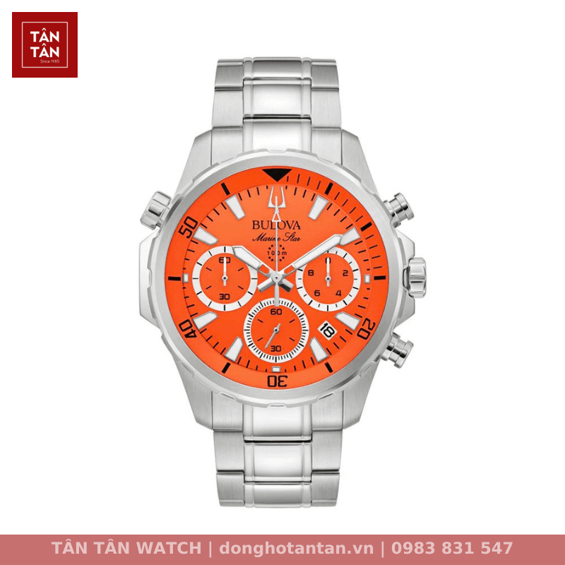 Đồng Hồ Bulova Quartz 96B395 44mm Nam