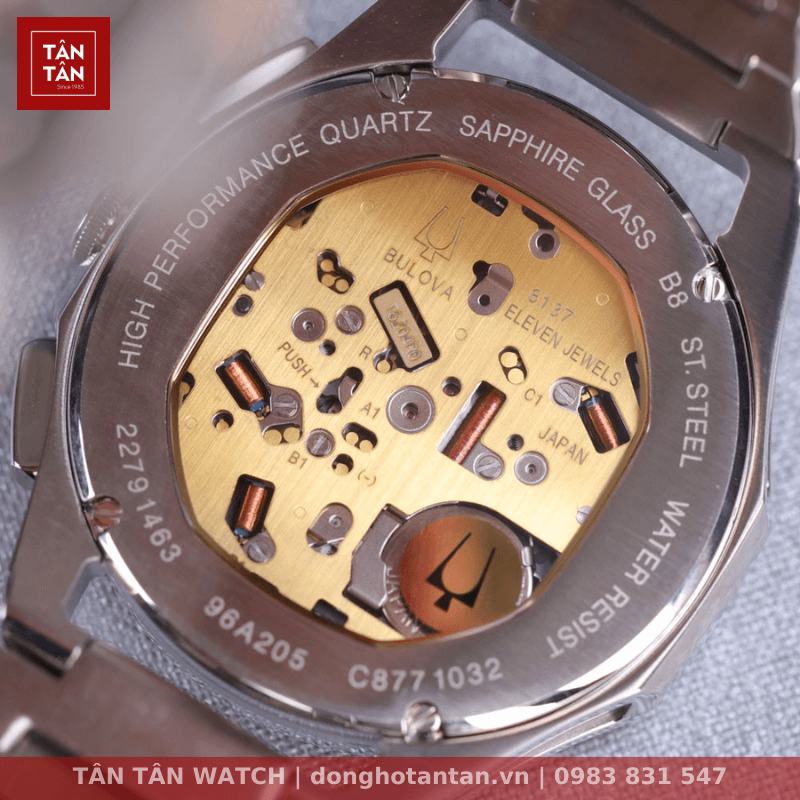 Cấu tạo bên trong của đồng hồ quartz