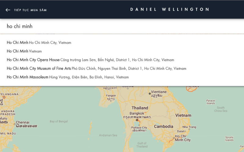 Cách xác định đại lý chính thức của DANIEL WELLINGTON