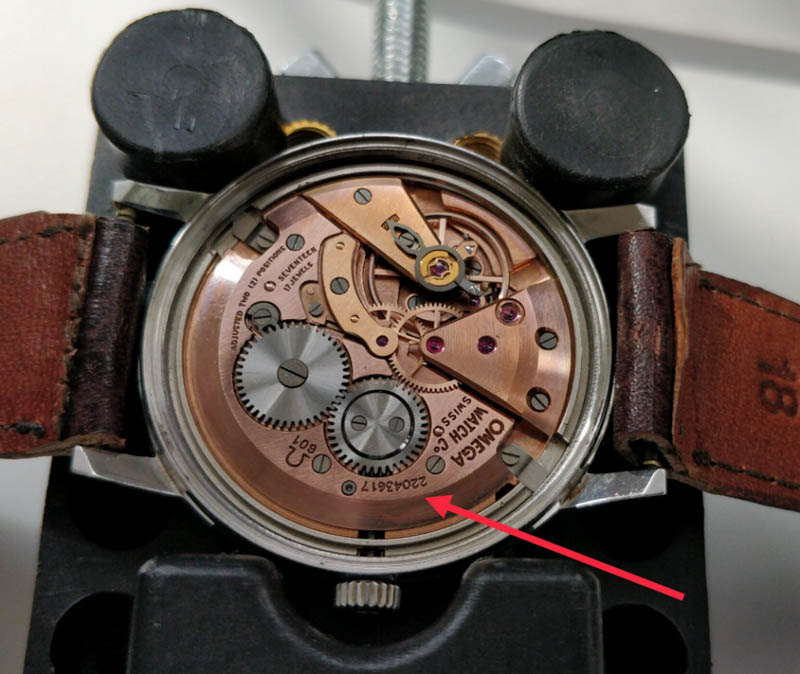 tra so seri cua dong ho omega