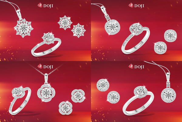 Bộ sưu tập Fire on Flames mang đến 4 bộ trang sức đẳng cấp với thiết kế đa dạng