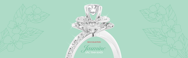 Bộ trang sức kim cương Jasmine – Thanh khiết và quyến rũ như hương hoa nhài