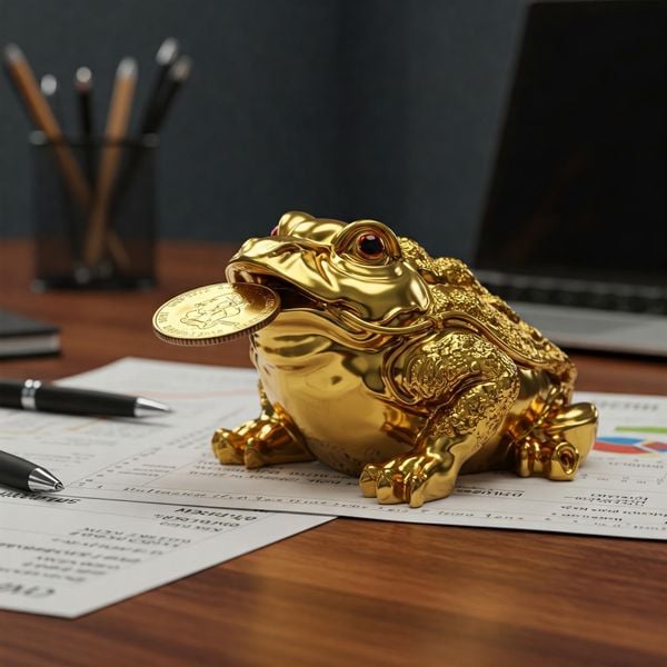 Người mệnh Thổ sử dụng thiềm thừ làm từ vàng 24K sẽ giúp thăng tiến trong công việc