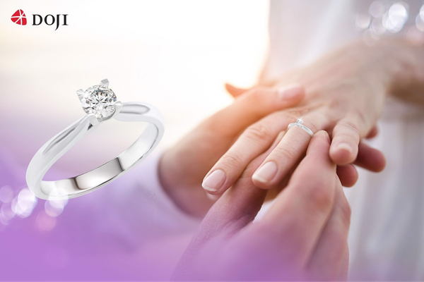 Nhẫn tỏ tình thể hiện sự chân thành, nghiêm túc trong tình yêu và mong muốn tiến xa hơn, xây dựng mối quan hệ bền vững