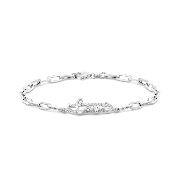 Được chế tác tinh xảo từ chất liệu vàng trắng 14K và điểm xuyết những viên đá CZ sáng ngời, sản phẩm không chỉ tôn vinh vẻ đẹp của người sở hữu mà còn lan tỏa thông điệp yêu thương mạnh mẽ