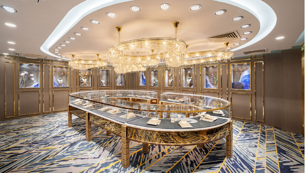 Trung tâm Trang sức DOJI mang đến một không gian mua sắm sang trọng và hiện đại